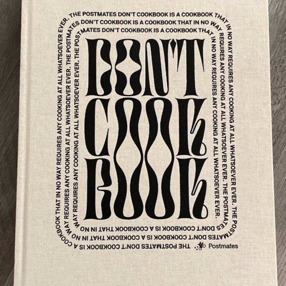 POSTMATES Hardcover Book Don’t Cookbook Humor No Recipes 2nd Willett Collectible